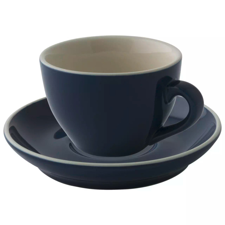 Palmer  Colors Tasse und Untertasse 18 cl - 14 cm Blau 6 Stück