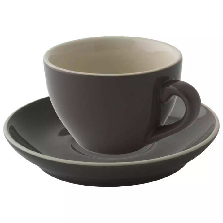 Palmer Cup and saucer Colors 18 cl - 14 cm Grey 6 pcs.
