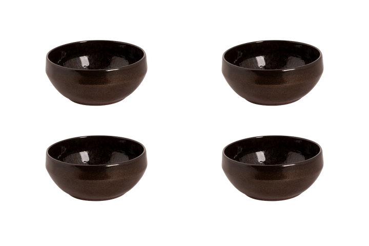 Palmer Bowl Bama Copper 15 cm 45 cl Copper Stoneware 4 pieces