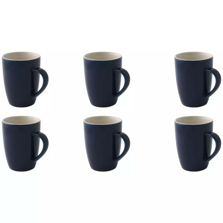 Palmer  Colors Tasse 18 cl Blaues Porzellan 6 Stück