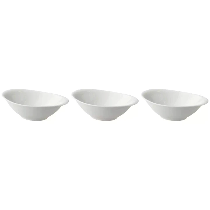 Palmer Bowl White Delight 16 x 10.5 cm 20 cl White Porcelain 3 pieces