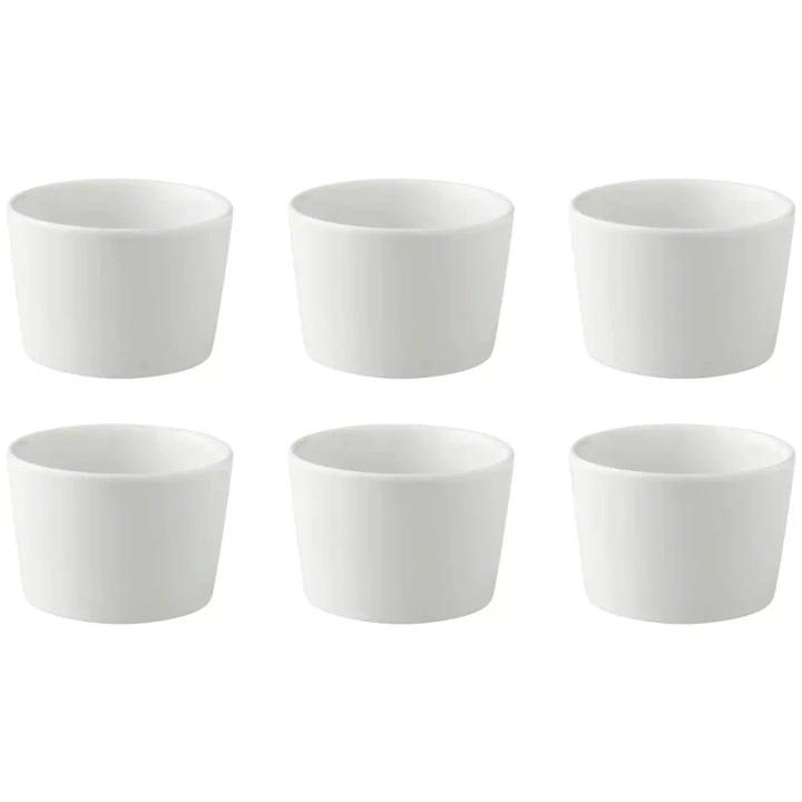 Palmer  White Delight Schüssel 10 cm 23 cl Weißes Porzellan 6 Stück
