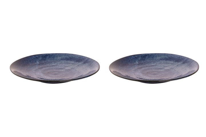 Palmer Bord Kiryu 25.5 cm Blauw Porselein 2 stuks