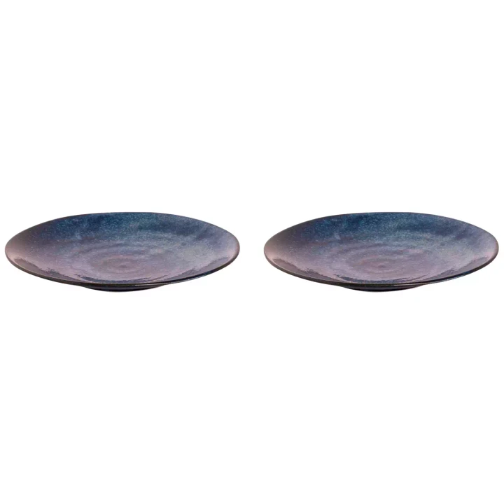 Palmer Plate Kiryu 25.5 cm Blue Porcelain 2 pieces