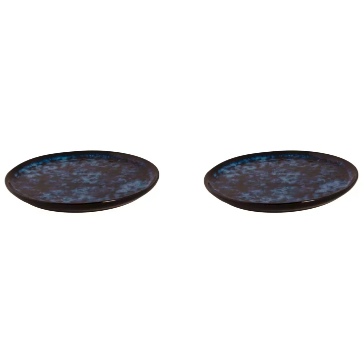 Palmer Plate Bama Blue 15 cm Blue Stoneware 2 pcs.