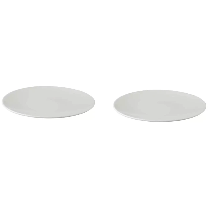 Palmer Bord coupe White Delight 27 cm Wit Porselein 2 stuks