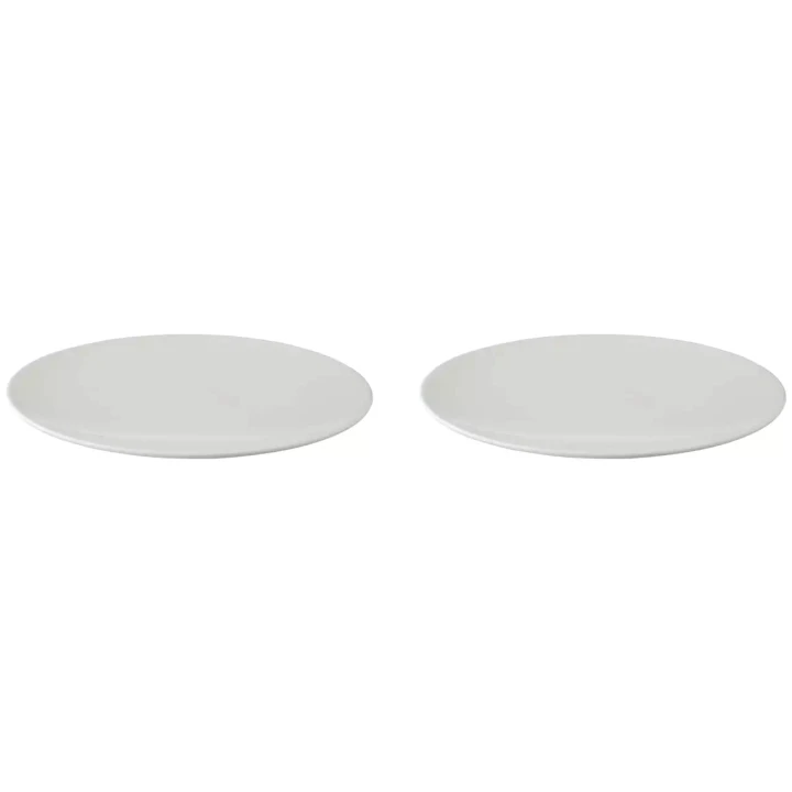 Palmer Bord coupe White Delight 32 cm Wit Porselein 2 stuks