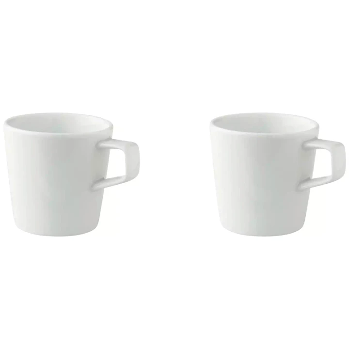 Palmer Beker White Delight 25 cl Wit Porselein 2 stuks