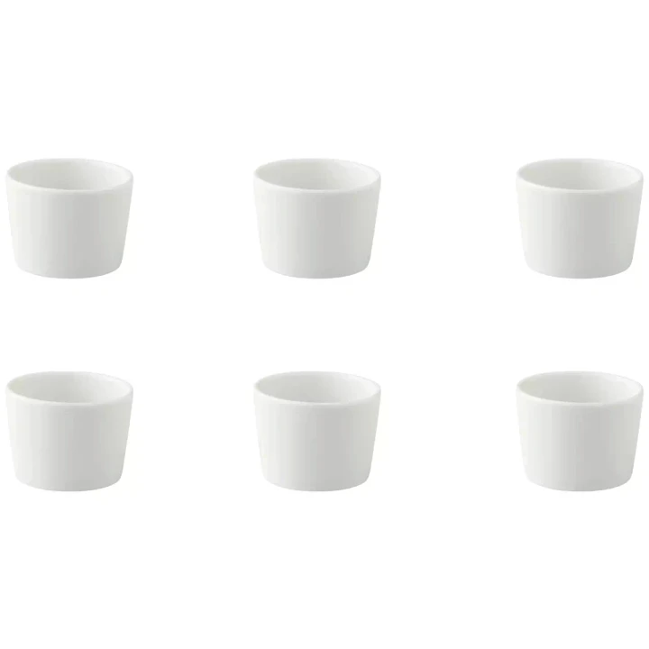 Palmer Schaal White Delight 6 cm 8 cl Wit Porselein 6 stuks