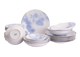 James Cooke Dinnerware set Clouded Charm Stoneware 6-person 24-piece