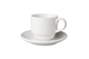 Mammoet Tasse und Untertasse Budgetline Wide 20 cl - 13,5 cm Weiß 6 Stück(e)