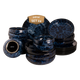 Palmer Dinnerware set Bama Blue Stoneware 6-person 24-piece Blue