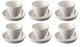 Palmer  Da Vinci Tasse und Untertasse 31 cl - 11 cm Offwhite 6 Stück
