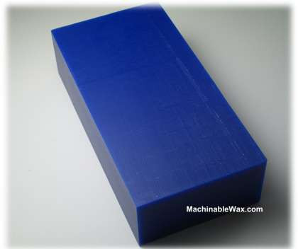 Machinable Wax Blocks 2" (51mm) Thick