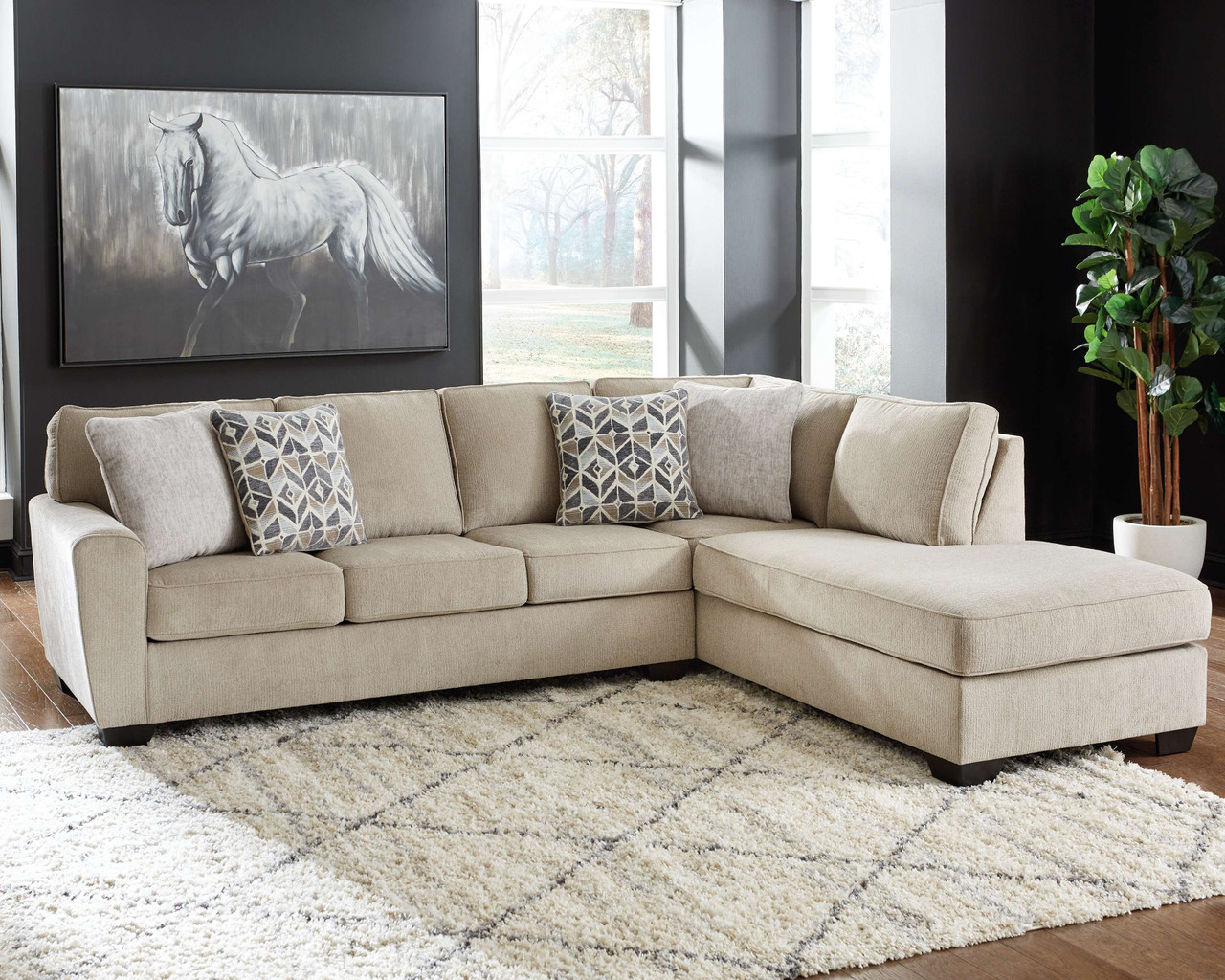 Sectional with left arm shop facing chaise