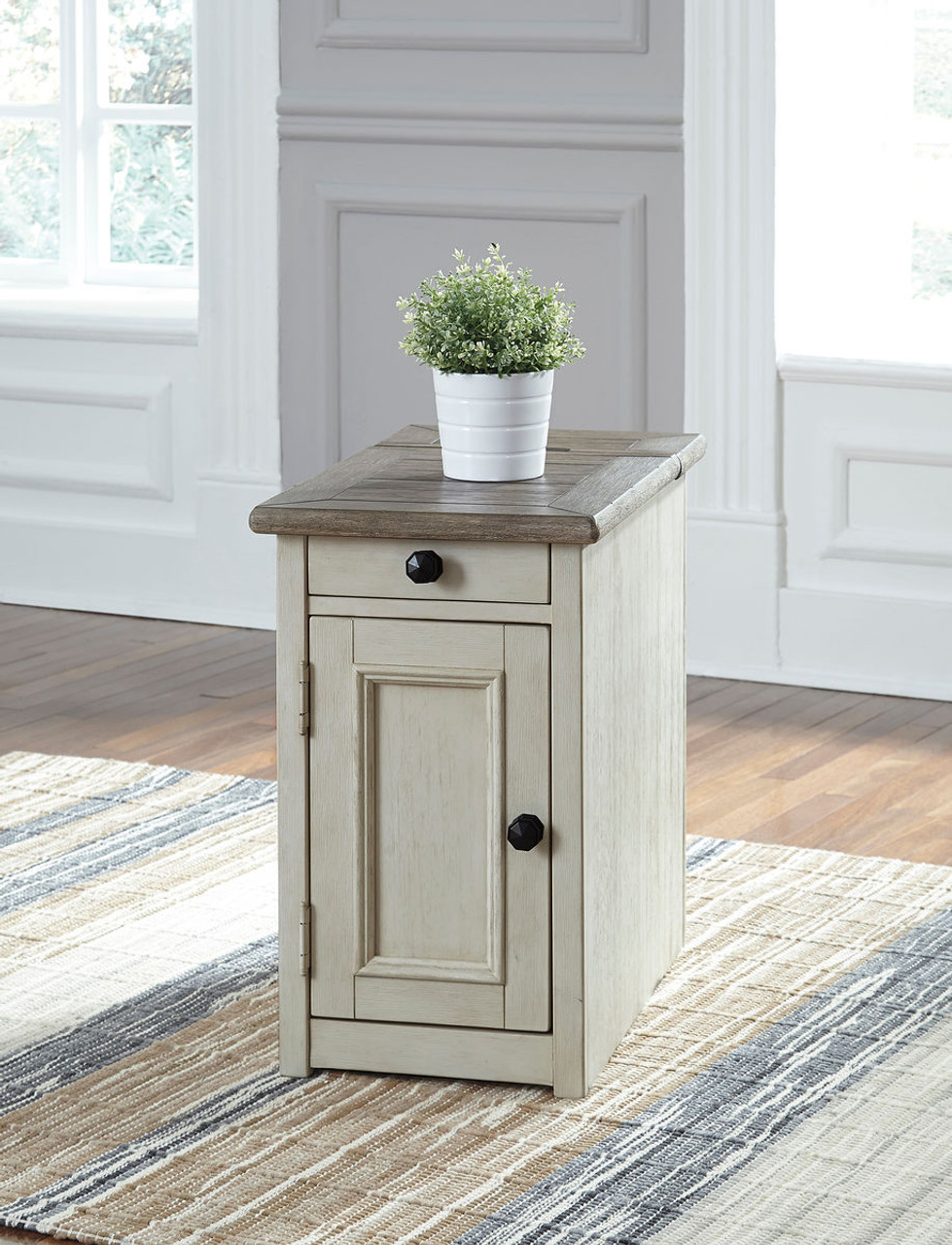 two tone accent table