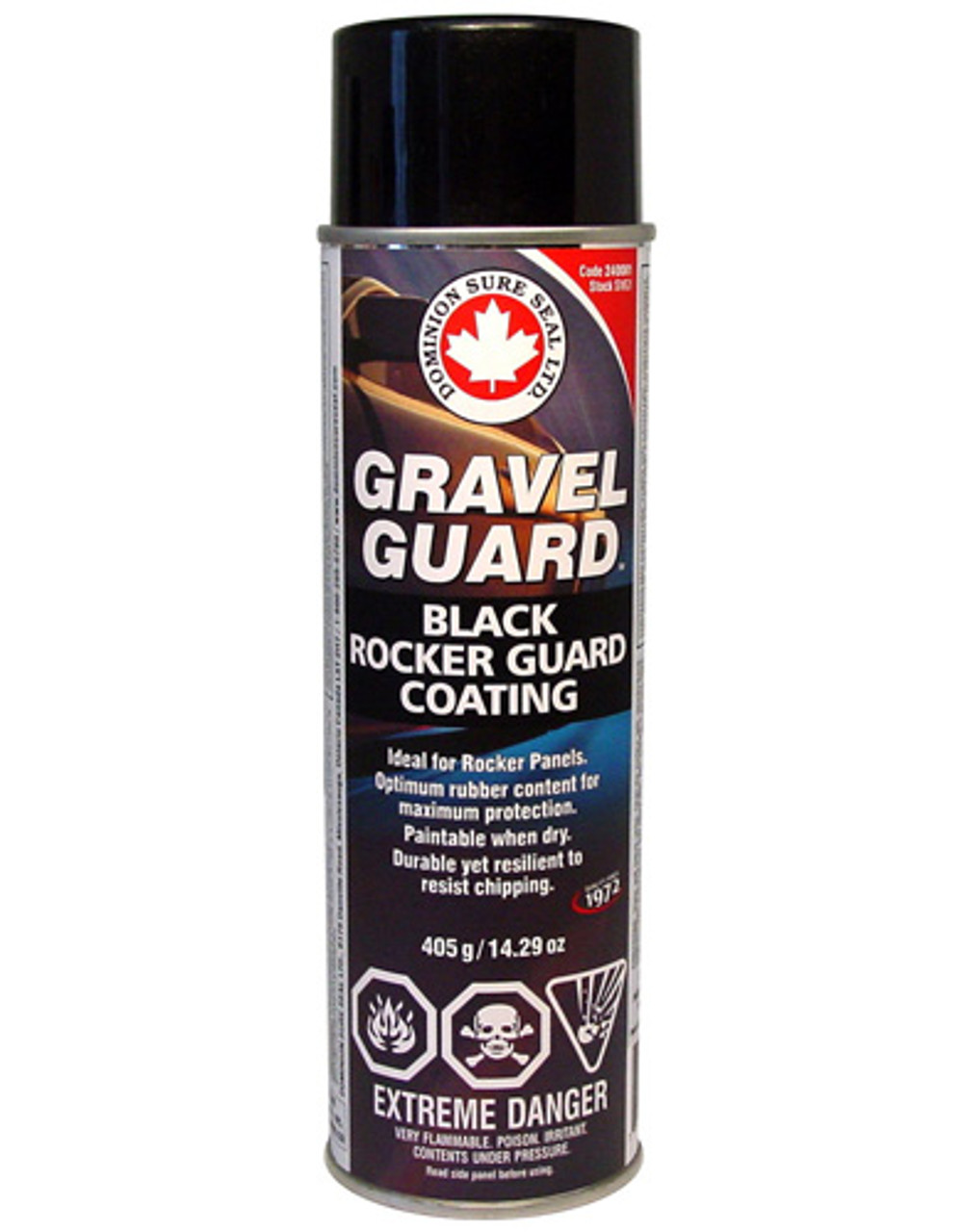 Gravel Guard Spray Can OEM Approved Rocker Panel Coating (SVG124)