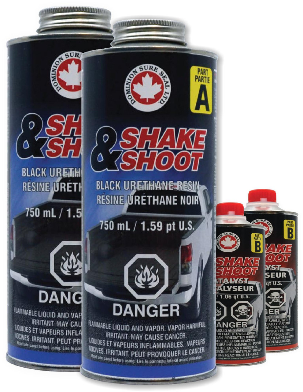 Shake & Shoot 2LT Kit Black (BSSBL)