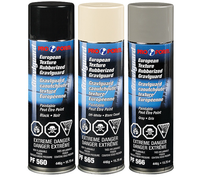 European Texture Rubberized Gravelguard Spray Can
