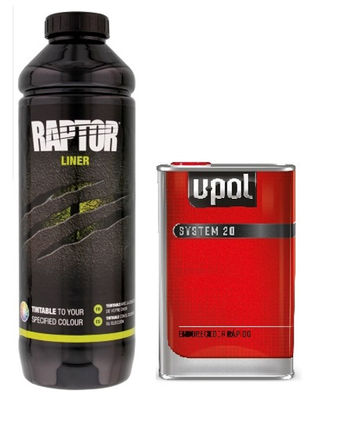 RAPTOR UP5054 White Urethane Spray-On Truck Bed Liner 1US Gallon + 4 Colors  Bundle, Bed Liners -  Canada