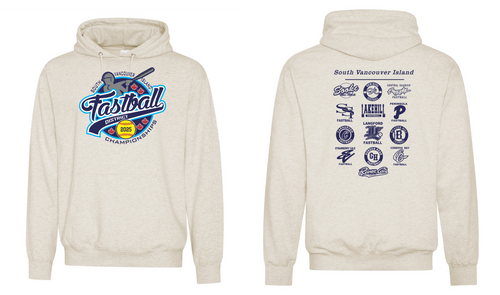 SVI Districts 2025 - Fleece Hoodie - Youth & Adults - Oatmeal Heather - Includes Front & Back Print  and Taxes