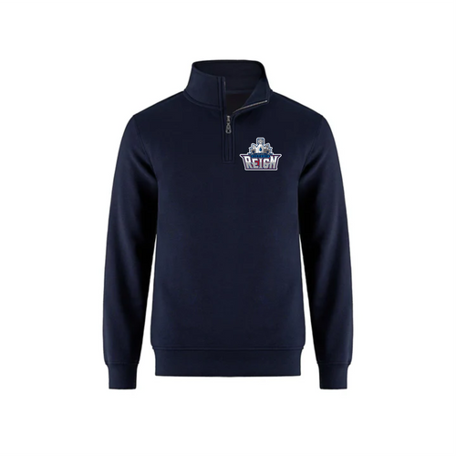 Reign - Fleece Quarterzip - Navy - Embroidered Left Chest
