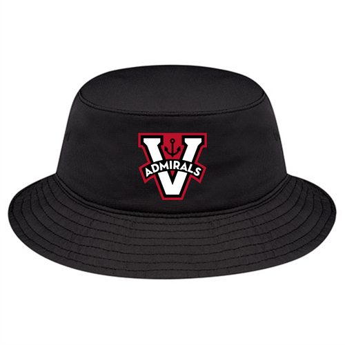 Victoria Admirals - Youth Sized Bucket Hat - Black - Embroidered Logo