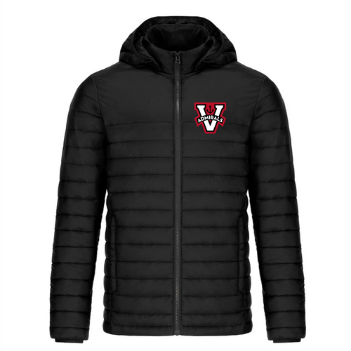 Victoria Admirals - Puffy Jacket - Black - Embroidered Left Chest