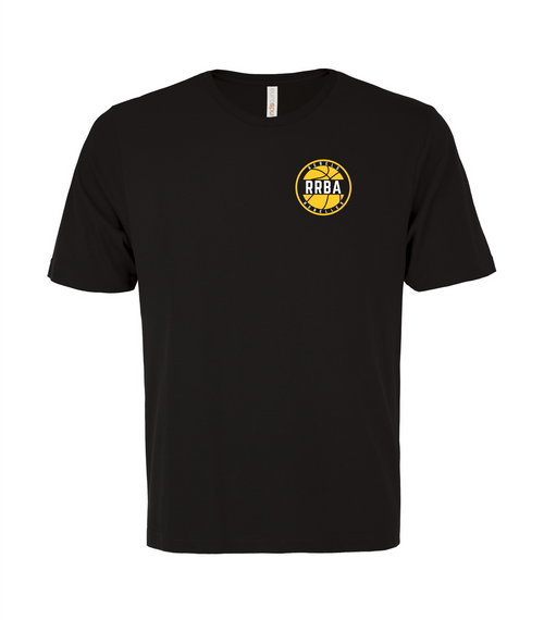 RRBA - Euro Spun Cotton Tshirt - Youth & Adult - Black - Left Chest Print