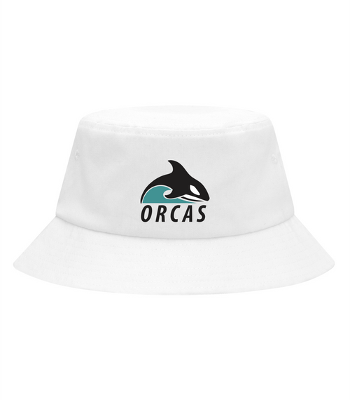 Oak Bay Orcas Swim Club - Bucket Hat - White - Embroidered Logo