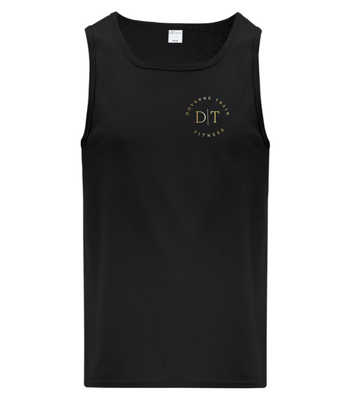 Dovanne Training - Tank Top - Black - Adult Sizing - Left Chest Print