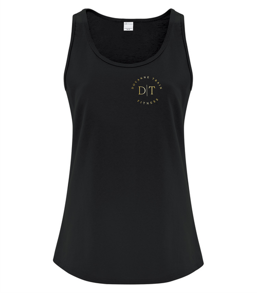 Dovanne Training - Tank Top - Black - Ladies Sizing - Left Chest Print
