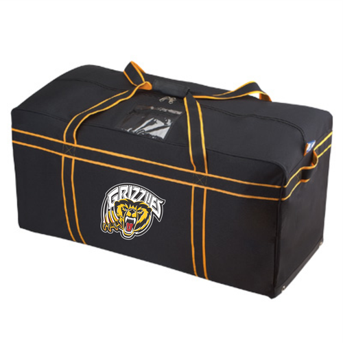 JDF Grizzlies - Polyester Junior Bag - Black/Gold - 30"x15"x15"