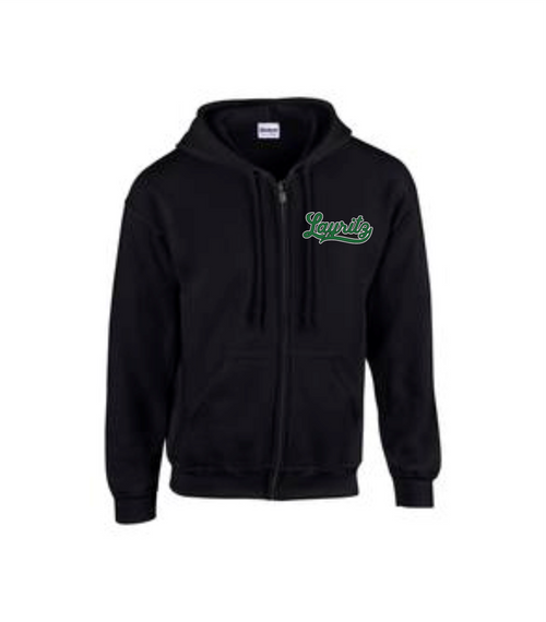 Layritz - Fleece Full Zip Hoodie - Youth & Adult - Black