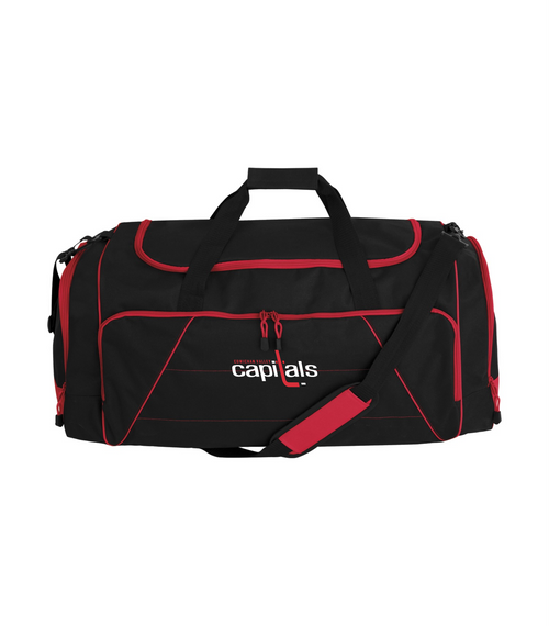 Cowichan Capitals - VarCITY Duffel Bag - Black/Red