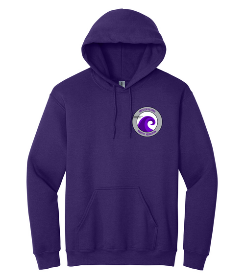 Greater Victoria Ringette - Fleece Hoodie - Youth & Adult - Purple