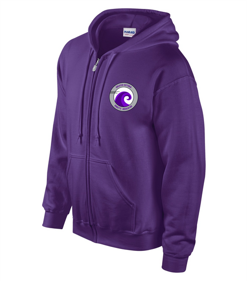 Greater Victoria Ringette - F/Z Hoodie - Adult - Purple