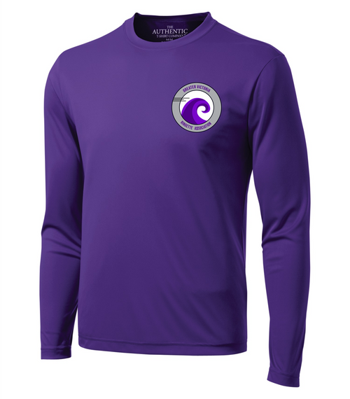 Greater Victoria Ringette - L/S Dryfit - Adult -  Purple