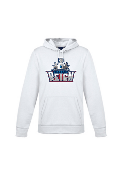 Reign - Biz Hype Hoodie - Youth, Ladies & Mens-FF Full Color Logo - White