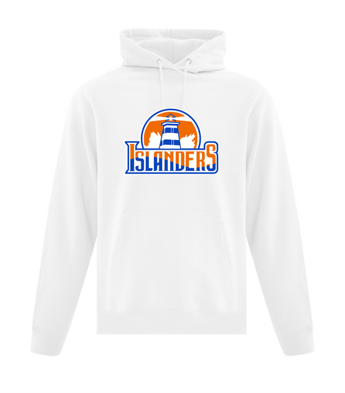 Kerry Park Islanders - Fleece Hoodie - Youth & Adult - White-FF Lighthouse Logo