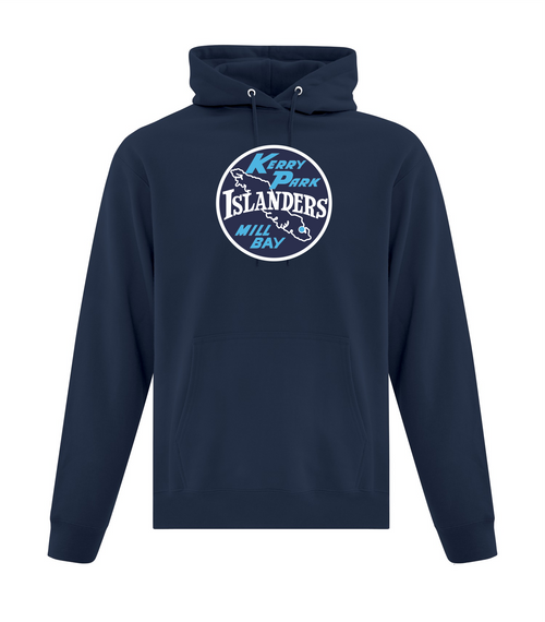 Kerry Park Islanders - Fleece Hoodie - Youth & Adult - Navy-FF Circle Mill Bay Logo