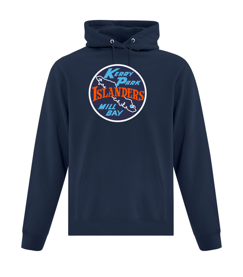 Kerry Park Islanders - Fleece Hoodie - Youth & Adult - Navy-FF Circle Mill Bay Logo