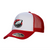 Victoria Admirals - Foam Trucker Hat - White/Red - Printed Ship Logo