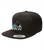 Oak Bay Orcas Swim Club - FlatBrim Snapback Hat - Black - Embroidered Logo