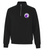 Greater Victoria Ringette - Fleece Quarterzip-Black-Youth & Adults Sizes-Embroidered Left Chest