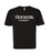 View Royal Fastball - EuroSpun Cotton Tshirt - Black - Youth & Adult - Text Logo Front Print