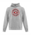 Central Saanich Little League - Fleece Hoodie - Youth & Adult - Sport Grey - Circle Print-Black Text, Red Outline