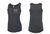 Central Saanich Little League - Ladies Euro Spun Tank Top-Dark Heather-Left Chest