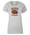 Saanich Wolverines Football - Ladies T-Shirts Euro Spun Cotton - Sport Grey