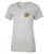 JDF Grizzlies - Ladies T-Shirts Euro Spun Cotton - Sport Grey-LC Logo